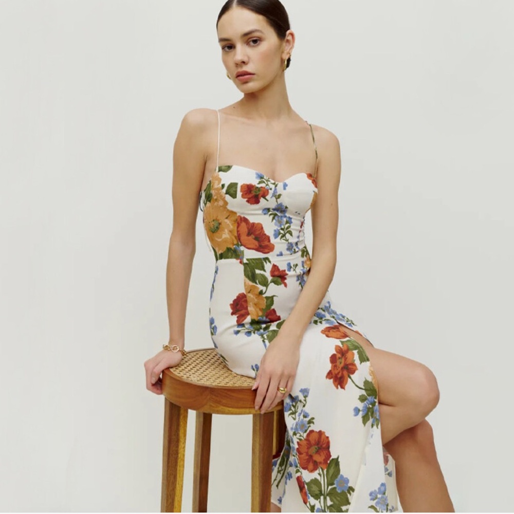 Reformation Juliette Midi Dress Formosa